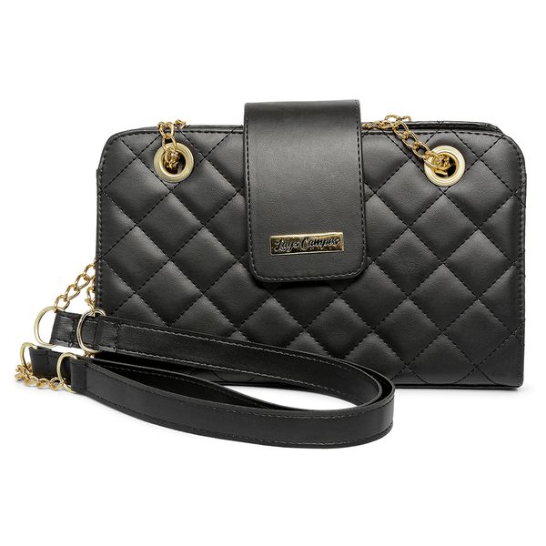 Bolsa Bag Transversal Baú Preto
