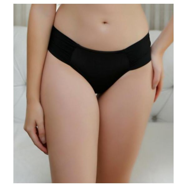 Calcinha Tanga Microfibra Lateral Dupla Preto