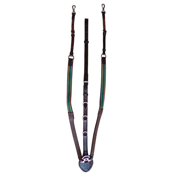 PEITORAL HÍPICO COM ELÁSTICO MARROM