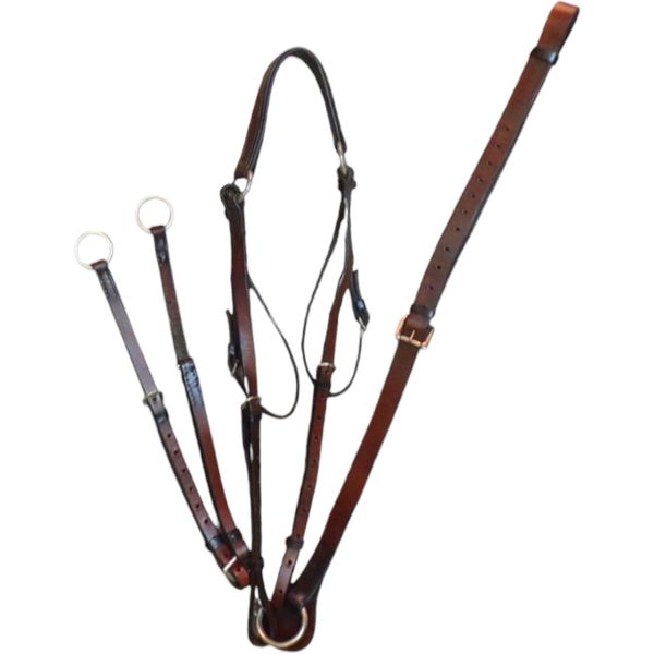 PEITORAL HÍPICO COM GAMARRA MARROM