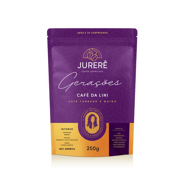 Café Da Lini Torrado E Moído 250g