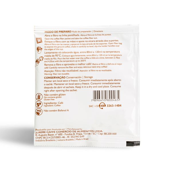 Drip Coffee Bag Jurerê Gourmet 100 G