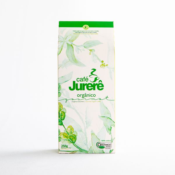 Jurere Orgânico Gourmet Torrado E Moído Vacuo 250g