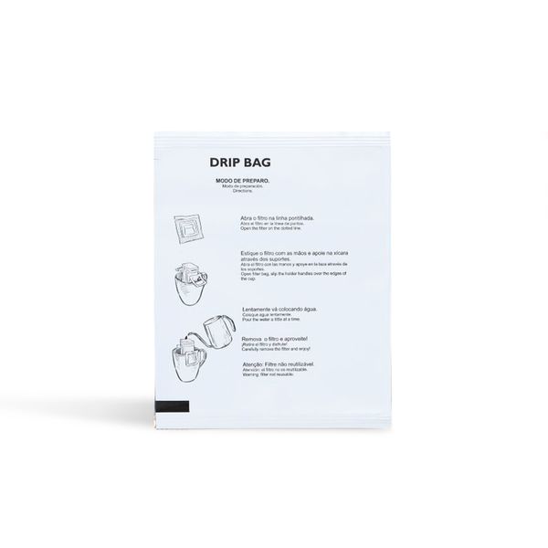 Flowpack Individual Branco Com Modo De Preparo- Avulso 100 Unidades