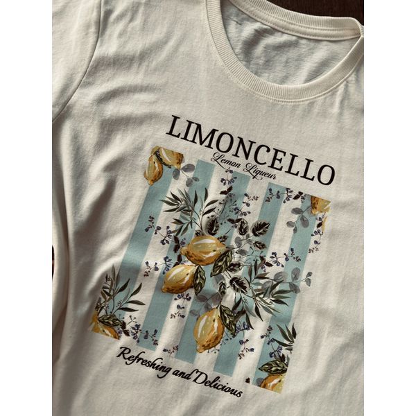 Camiseta T-shirt 100% Algodão Limoncello - Off