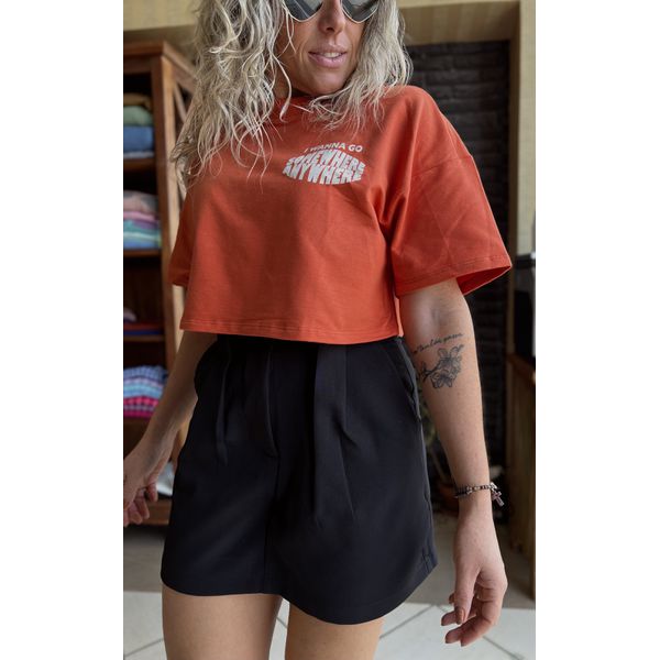 Camiseta cropped - Buritama