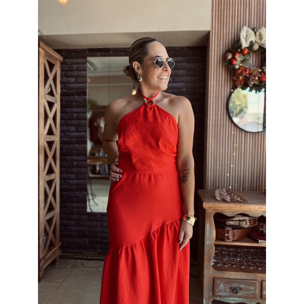 Vestido Lindóia - Vermelho
