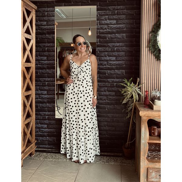 Vestido longo/Midi Belmonte - Branco