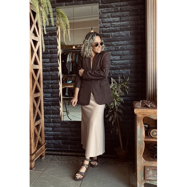 Blazer Oriente - Marrom