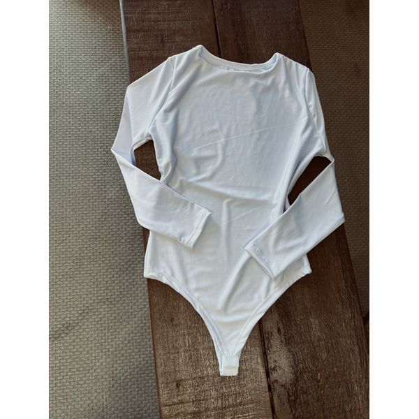 Body manga longa Estiva - Off White