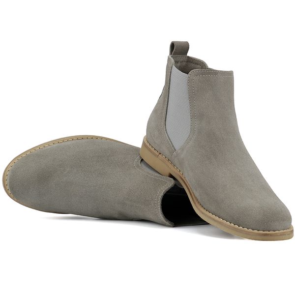 Bota chelsea 2025 masculina cinza