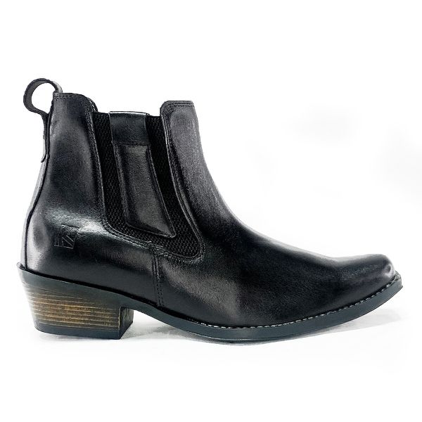 Bota Country Masculina Dallas Em Couro Legítimo Black Linha KPL Premium 