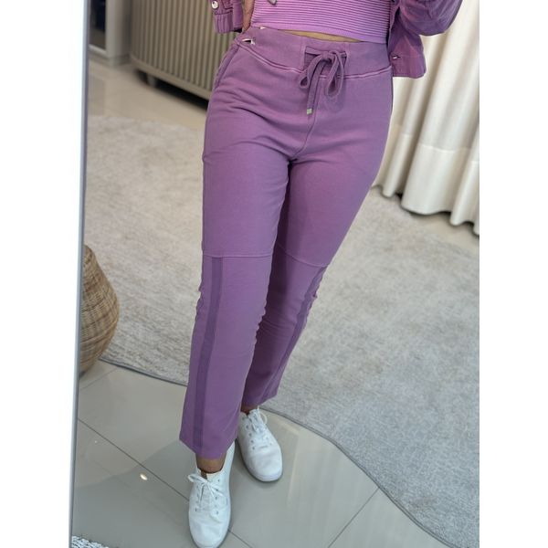 Calça De Moletom Com Cordão Biamar Lavanda