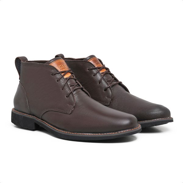 Bota Masculino Couro Legítimo Ref.: 8300 Floter Café Toro
