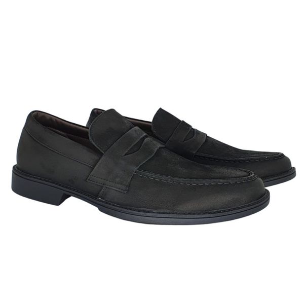 Loafer Masculino Ref.: 9400 Preto Nobuck Oregon