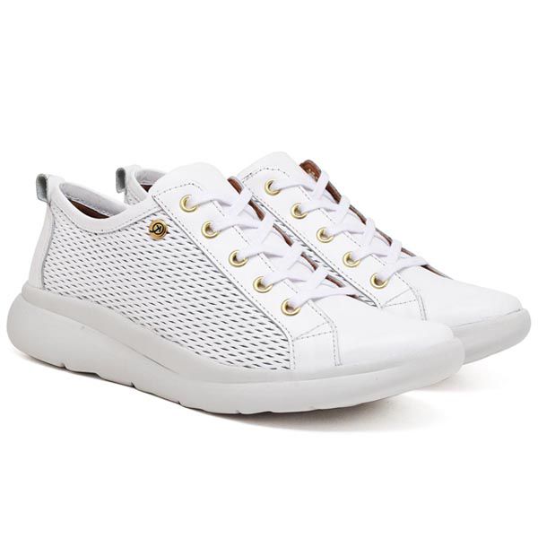 Tênis Feminino Ultra Leve Ref.: 1600 Branco