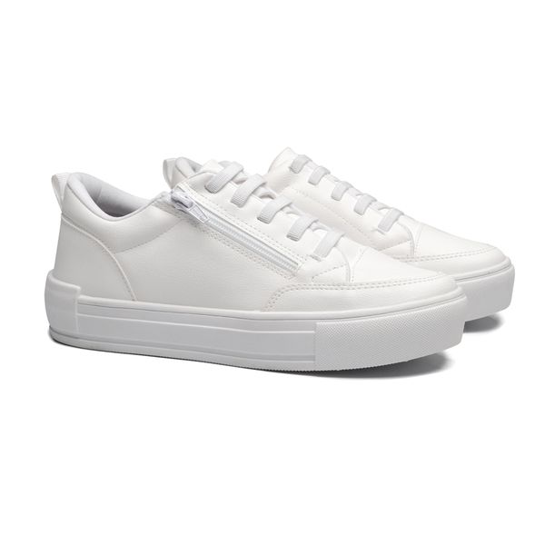Tênis Alva Zip – Branco Total