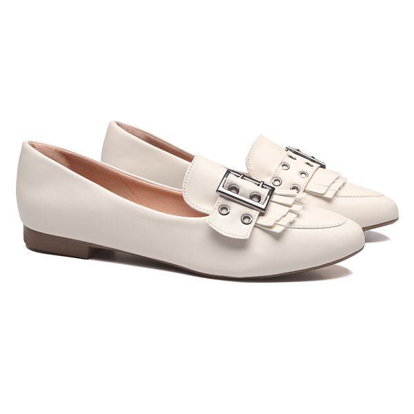 Mocassim Brisa Vintage Off-White