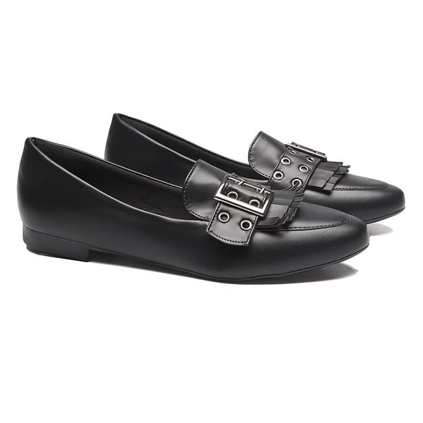 Mocassim Brisa Vintage Preto