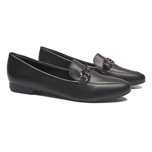 Mocassim Brisa Lux Preto