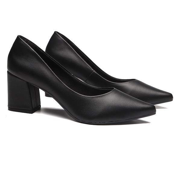 Scarpin Bloco Brisa Preto