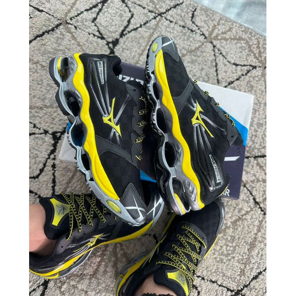 Mizuno preto e amarelo shop