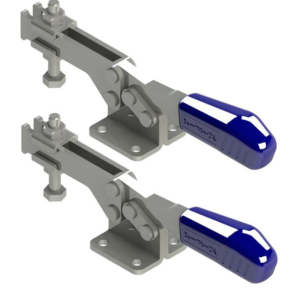 Kit 2 Peças Grampo de Aperto Rápido Horizontal KIFIX KF511 D 90Kgf