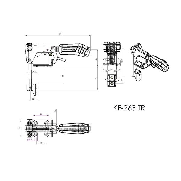 kiki291708オーダーページ Grampo de Aperto Rápido Tensor KIFIX KF263 DTR 680Kgf 100