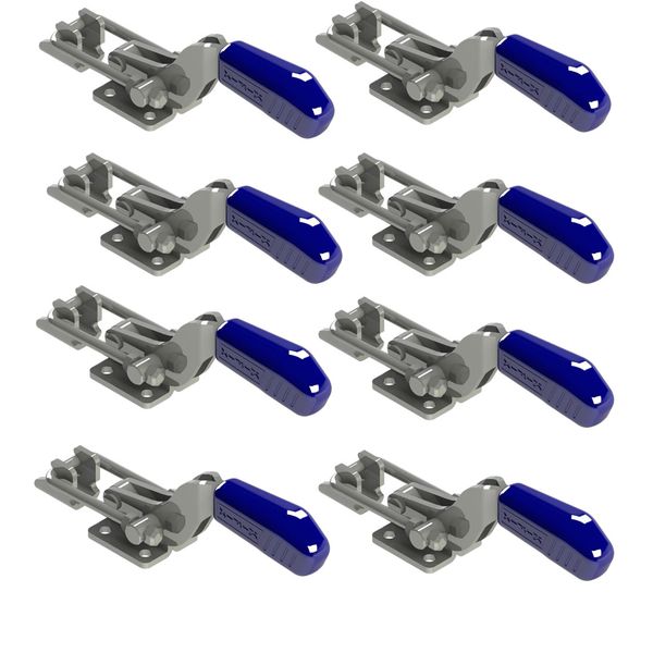 Kit 8 Peças Grampo de Aperto Rápido Tensor KIFIX KF643 D 200Kgf
