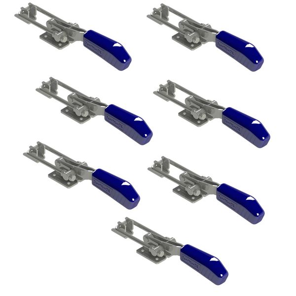 Kit 7 Peças Grampo de Aperto Rápido Tensor KIFIX KF943 D 680Kgf