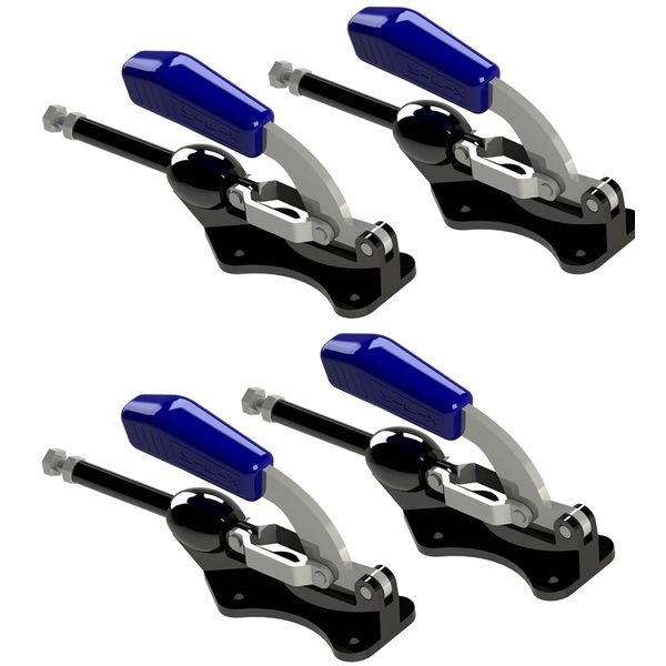 Kit 4 Peças Grampo de Aperto Rápido Torpedo KIFIX KF053 500Kgf