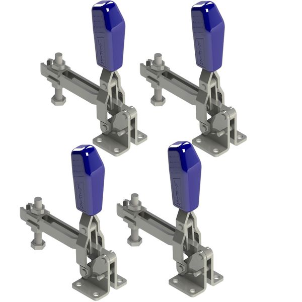 Kit 4 Peças Grampo de Aperto Rápido Vertical KIFIX KF011 DBL 315Kgf