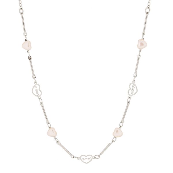 Choker Amor (Banho Prata)