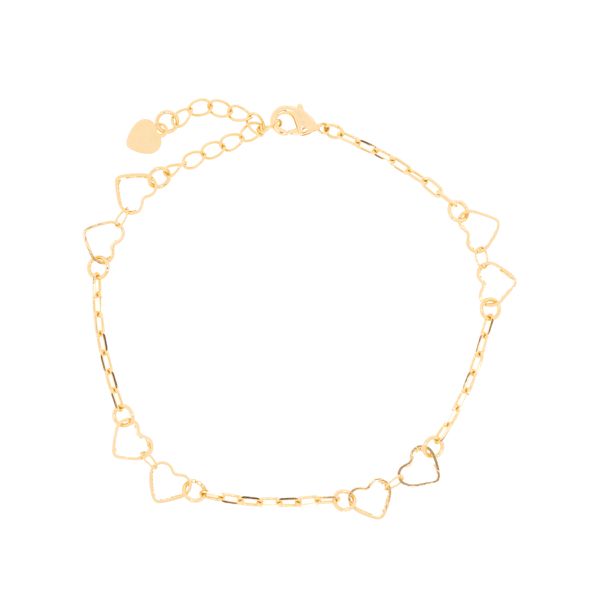 Pulseira Coração Vazado