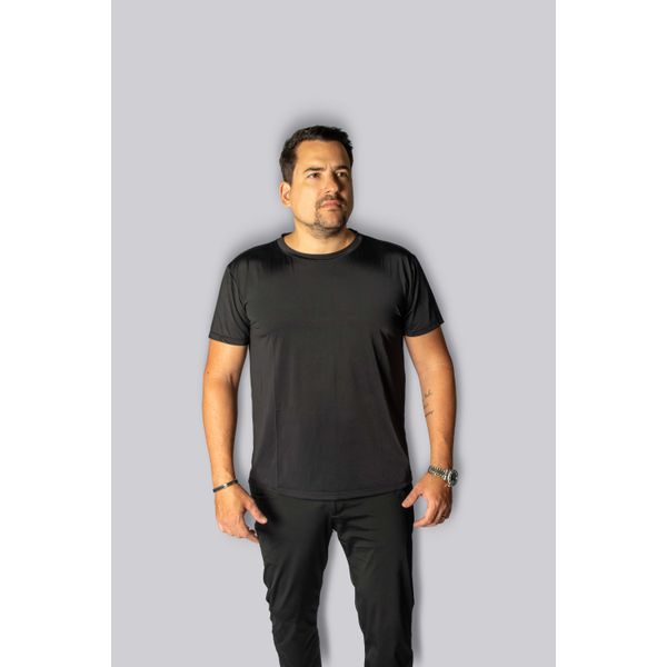 Camiseta Tecnológica Preta Slim – King Ternos