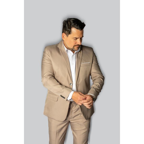 Costume Castor Slim em Gabardine - King Ternos