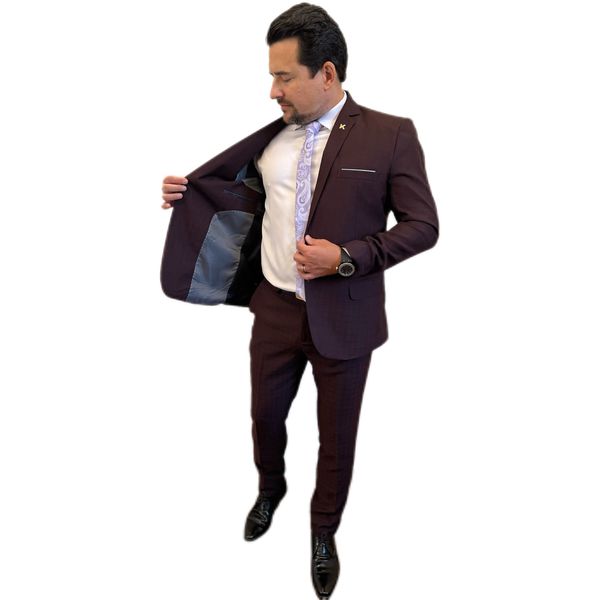 Costume Marsala em Poliviscose - Linha Classic King Ternos