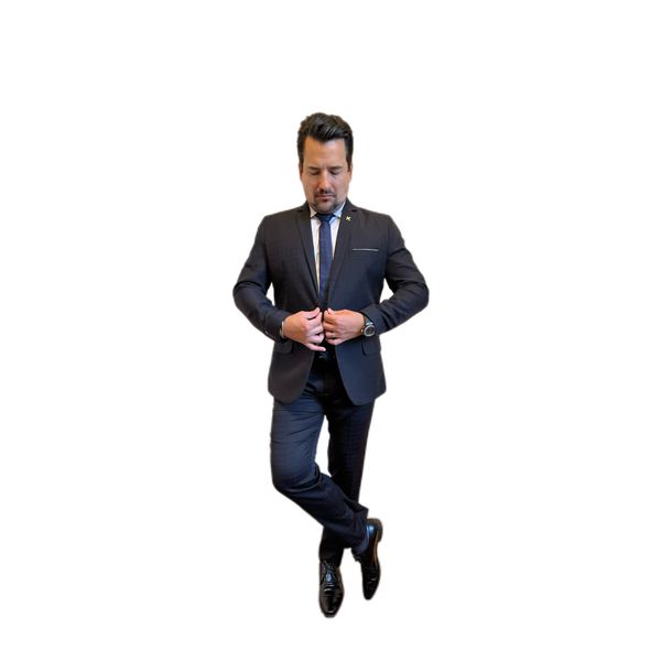 Costume Preto em Poliviscose - Linha Classic King Ternos