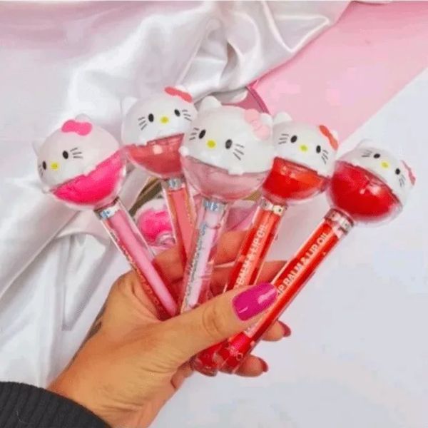 Lip balm e lip oil hello kitty