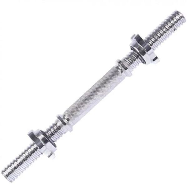 Par Barras Reta 40cm Cromada e 2 Porcas Estrela - 28mm Diâmetro Copia