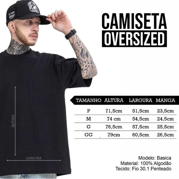 Camiseta Oversized Masculina Street Academia Algodão 01
