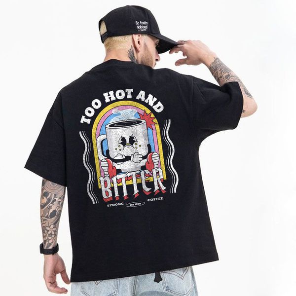 Camiseta Oversized Masculina Street Academia Algodão 06