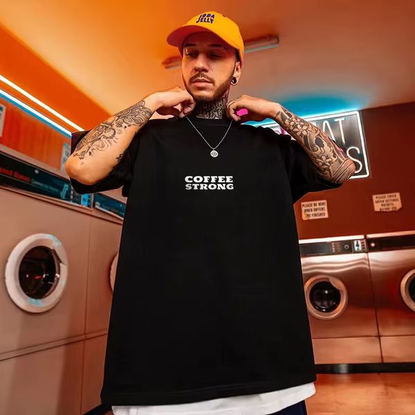 Camiseta Oversized Masculina Street Academia Algodão 06