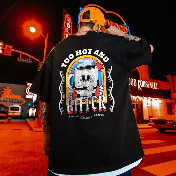 Camiseta Oversized Masculina Street Academia Algodão 06