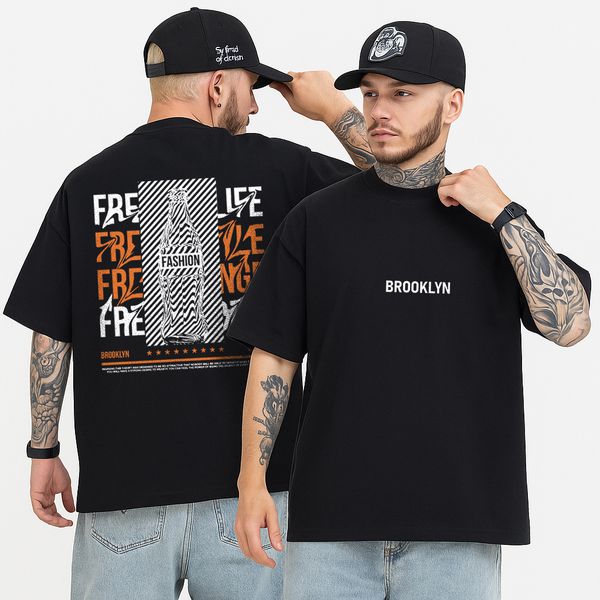 Camiseta Oversized Masculina Street Academia Algodão 07