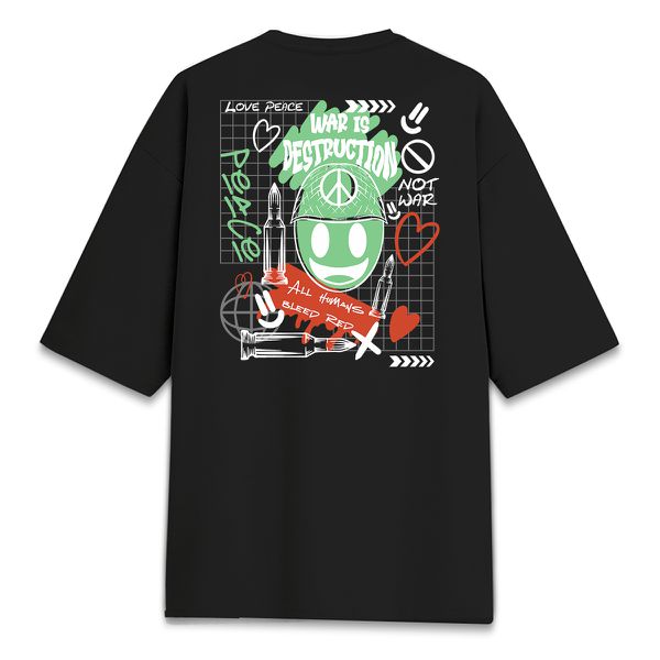 Camiseta Oversized Masculina Street Academia Algodão 08