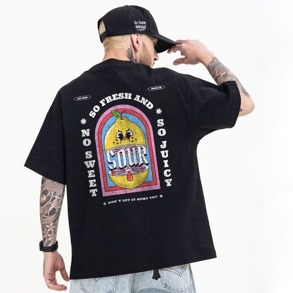 Camiseta Oversized Masculina Street Academia Algodão 09