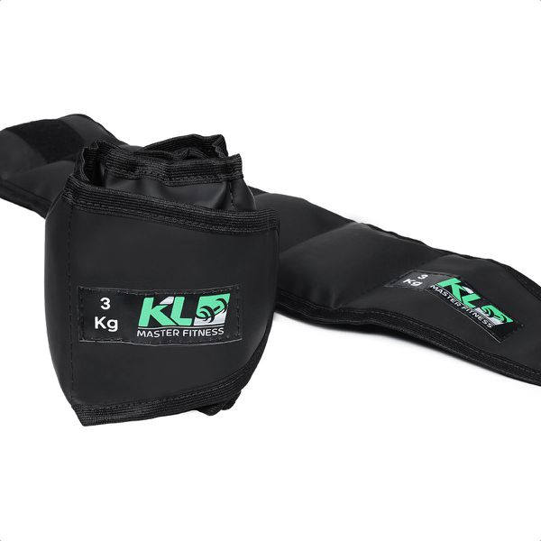 Kit Caneleira de Peso 1kg 2kg 3kg KL Master Fitness