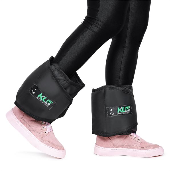 Par Caneleira 4kg para Exercício e Musculação – KL Master Fitness