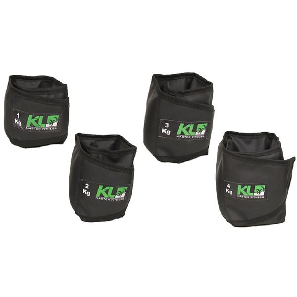 Kit caneleira Tonozeleira de Peso 1,2,3 e 4 kg